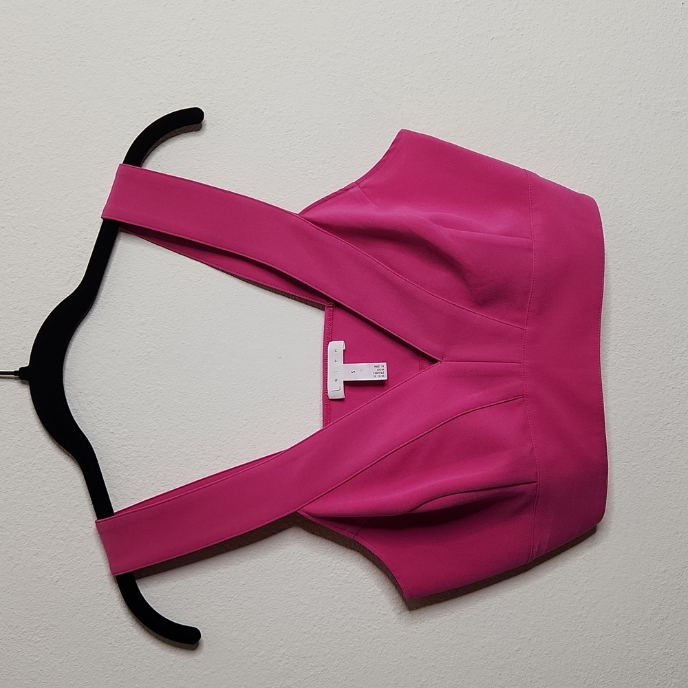 Nordstrom Leith pink crop top R25